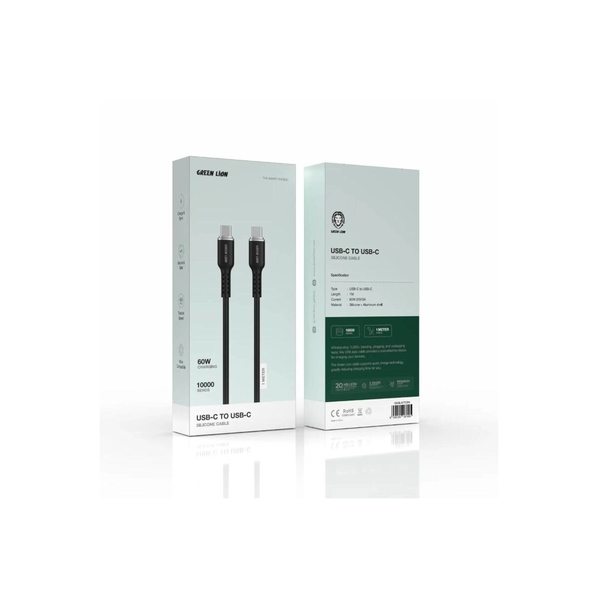 Charge Cable 60W USB-C to USB-C 1m Silicone