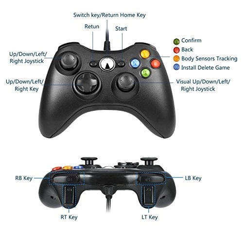 Xbox 360 Wired controller - Black