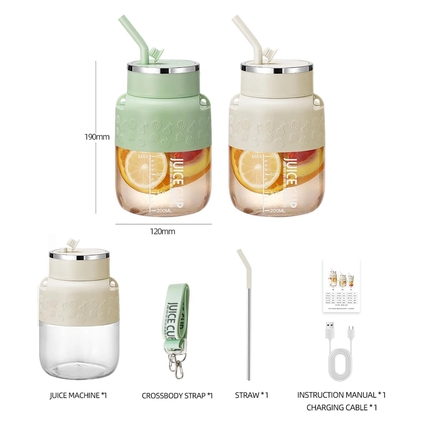 Portable Juice Blender - 800ML
