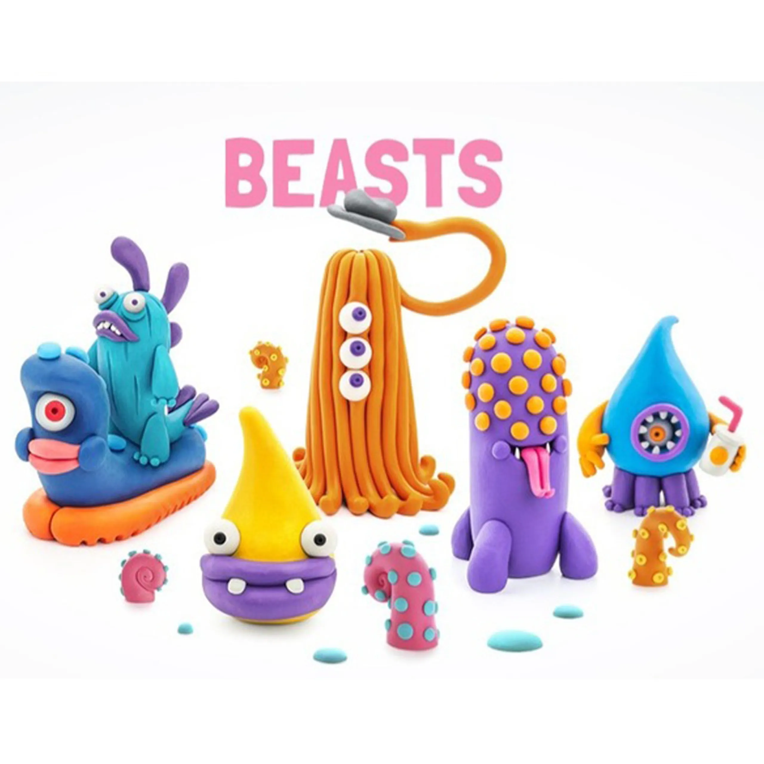 DIY Fishka - Plastic Modelling Air Dry Clay 170g 3pcs