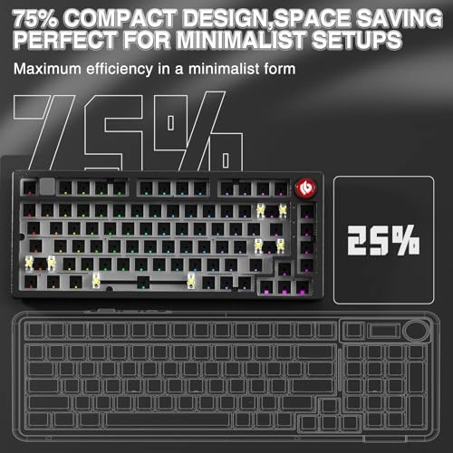 Hi75 - 75% Arrangement, 81-Key Layout Wired