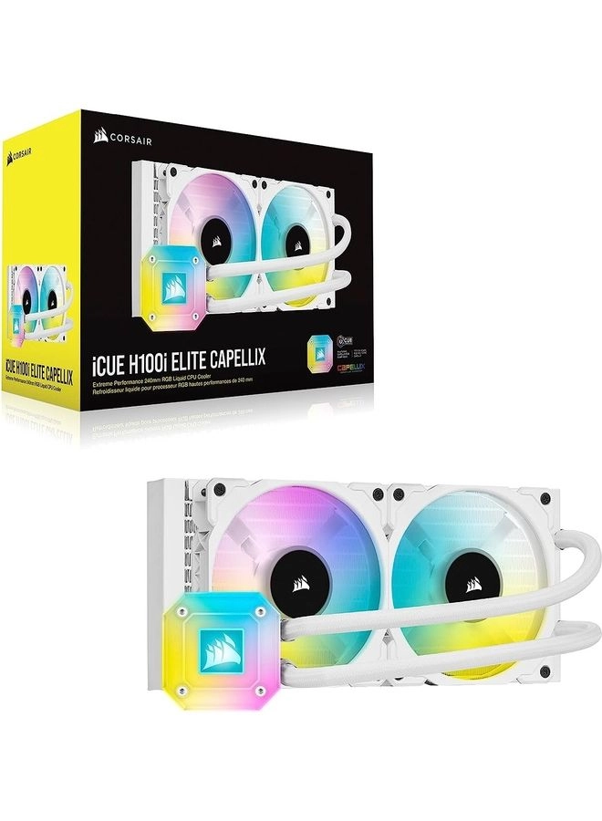 iCUE H100i Elite CAPELLIX - Two 120mm