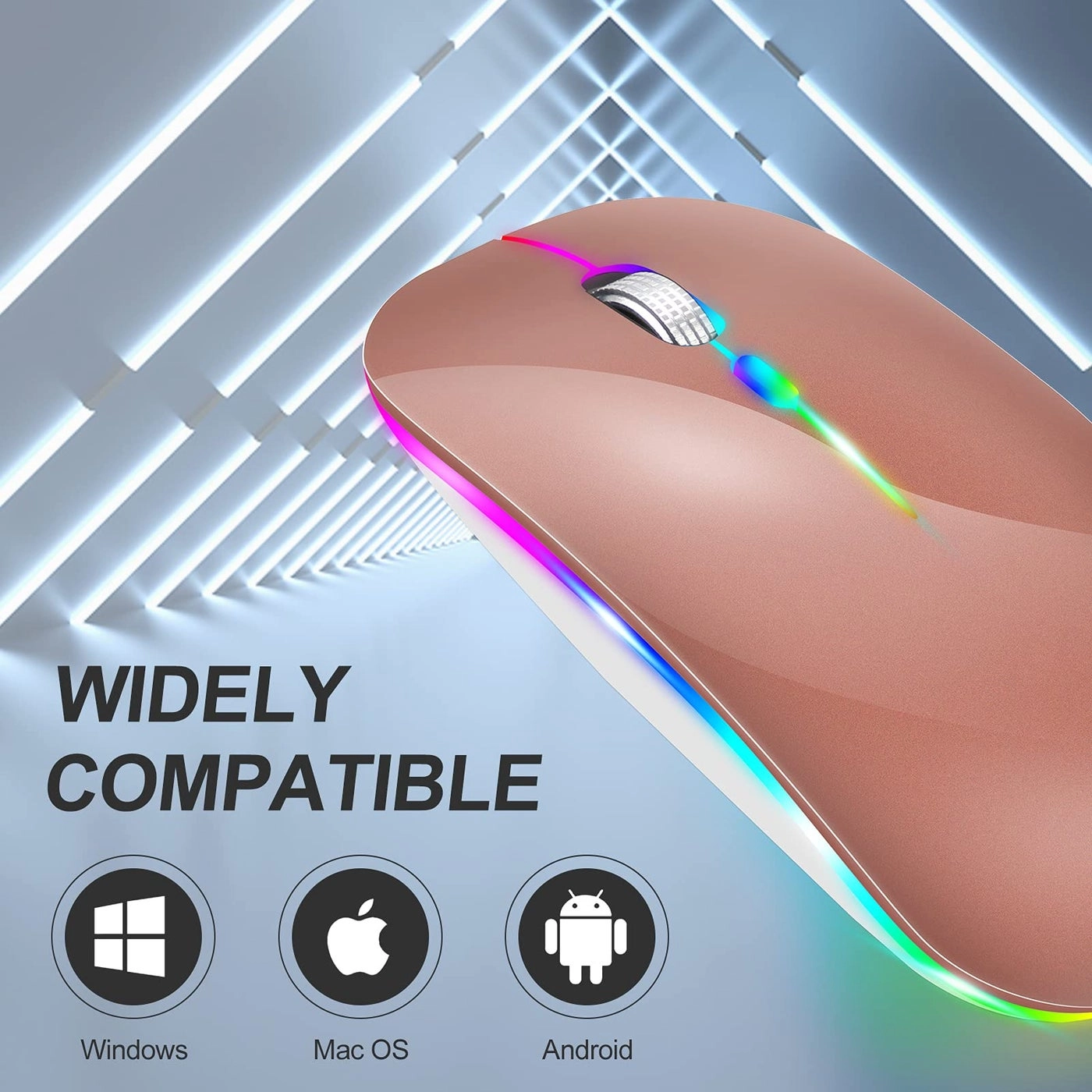 LED Rechargeable Mouse - Bluetooth