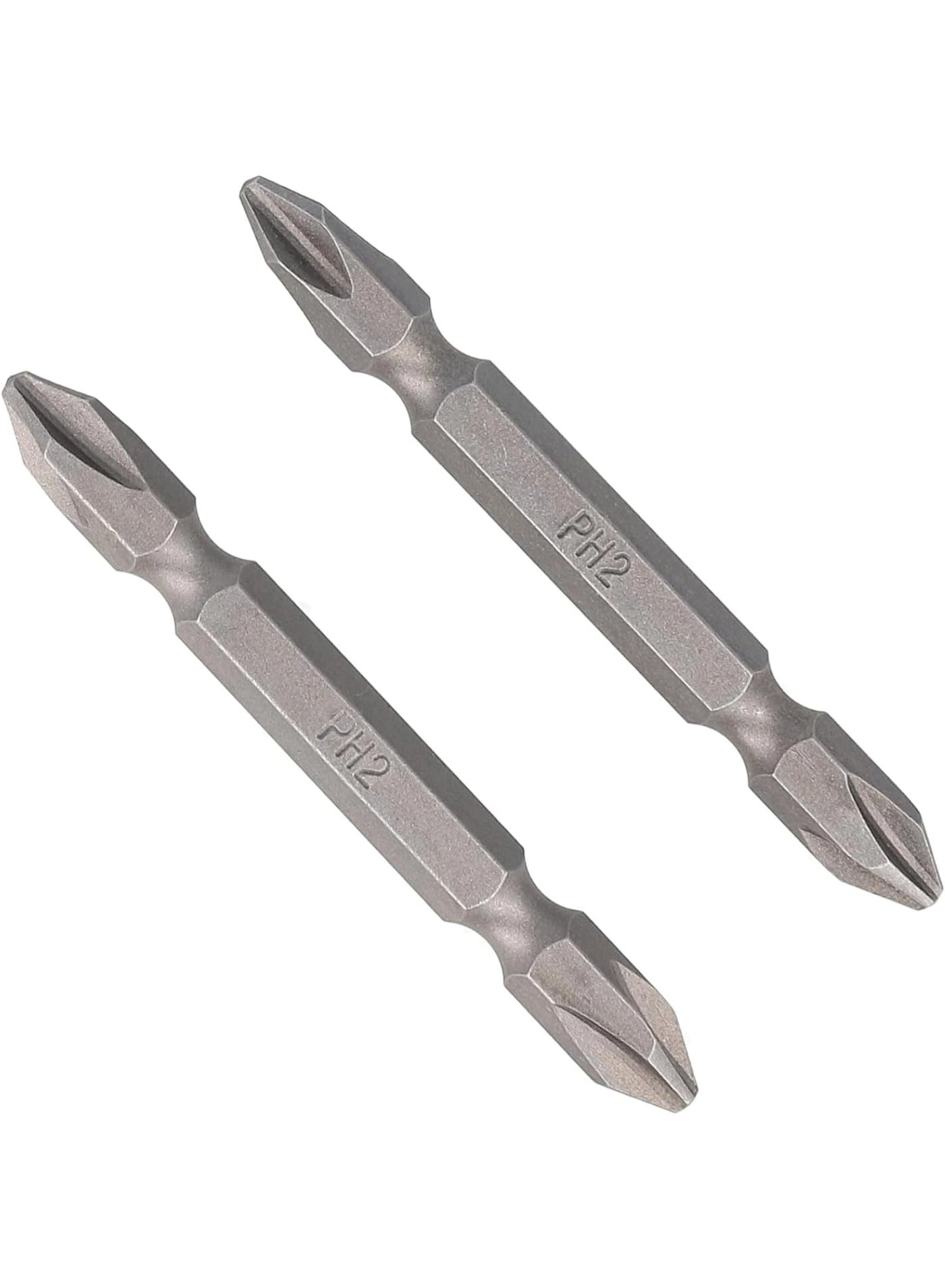 PH2 Double-Ended Screwdriver Bits - 10 Pcs 65mm