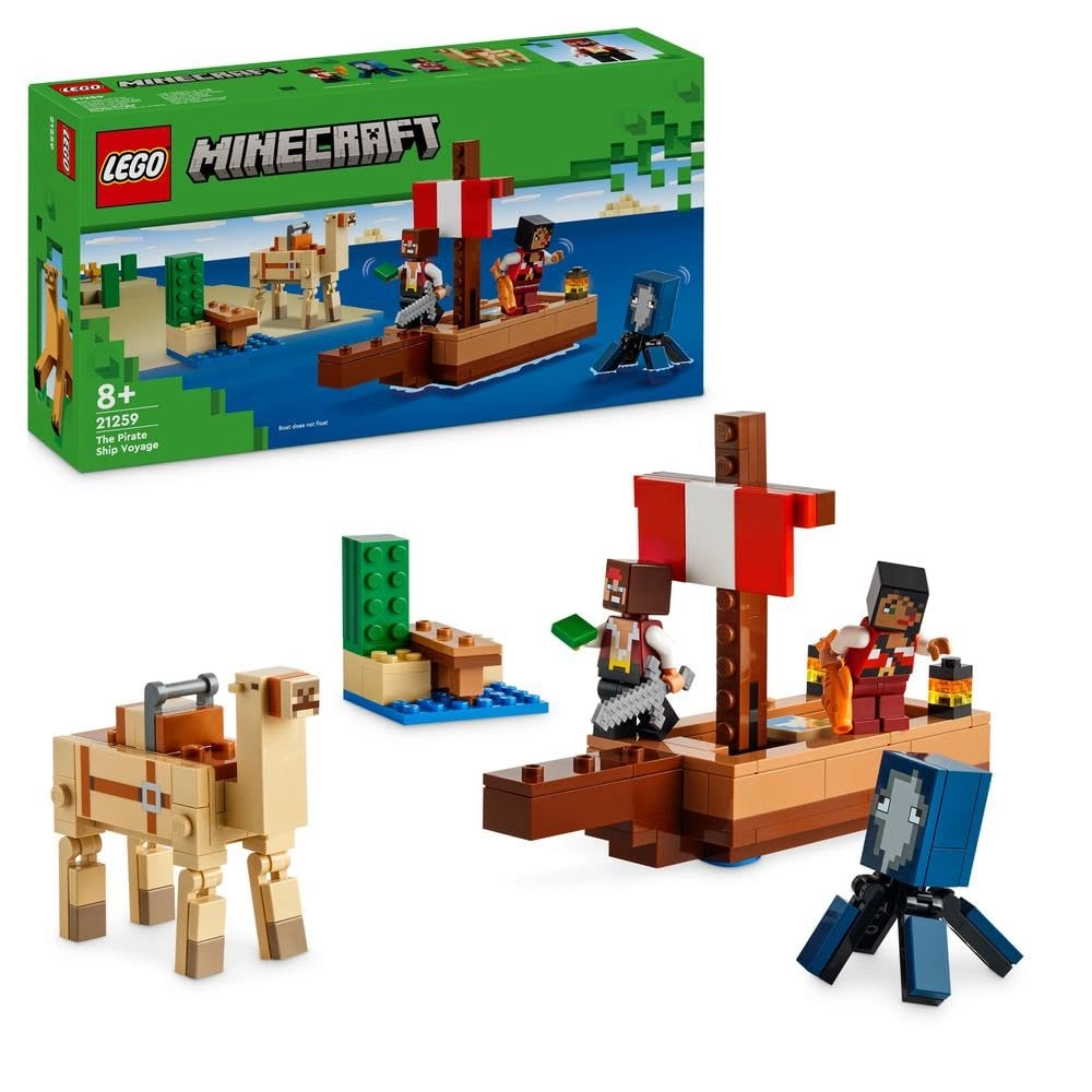 LEGO Minecraft The Pirate Ship Voyage (21259)