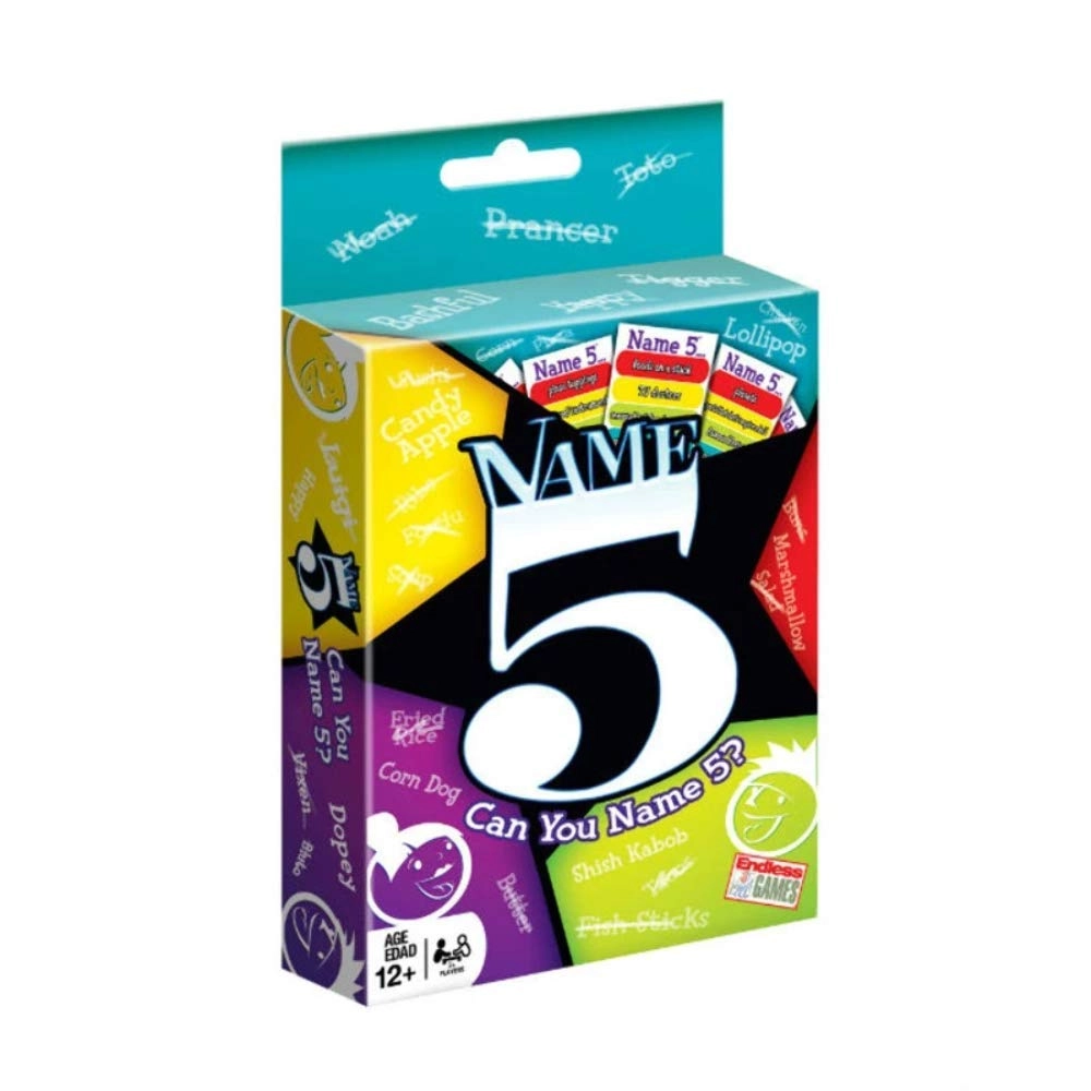 Endless Games Name 5 - Card Game