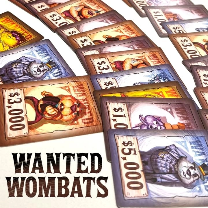 Wanted Wombats - Push Your Luck Card Game