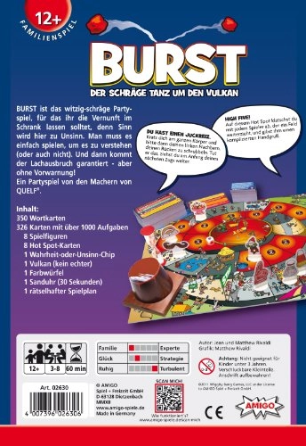 BURST PARTYSPIEL - English, French, German, Italian, Spanish 12 years and up
