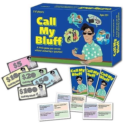 Call My Bluff: A Trivia Game You Can Win Without Answering a Question - Card Game