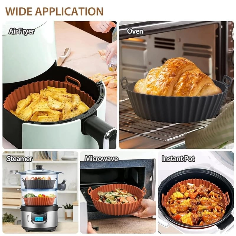 Air Fryer Liners - Silicone Pack of 2