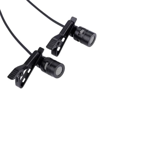 Dual Head Clamp/Holder 3.5mm-Mini-Jack Microphone