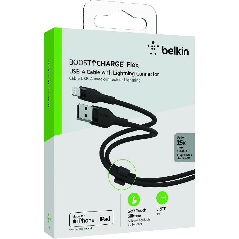 BOOST CHARGE Lightning to USB-A Cable 1m