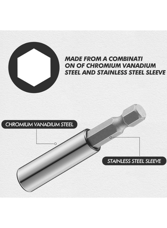 Magnetic Screwdriver Bit Holder - 60mm 1/4 Inch