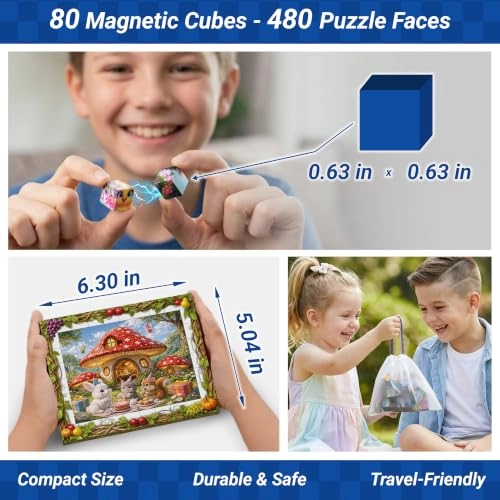 TOSY Picture Cube - 9 and up 80 pieces