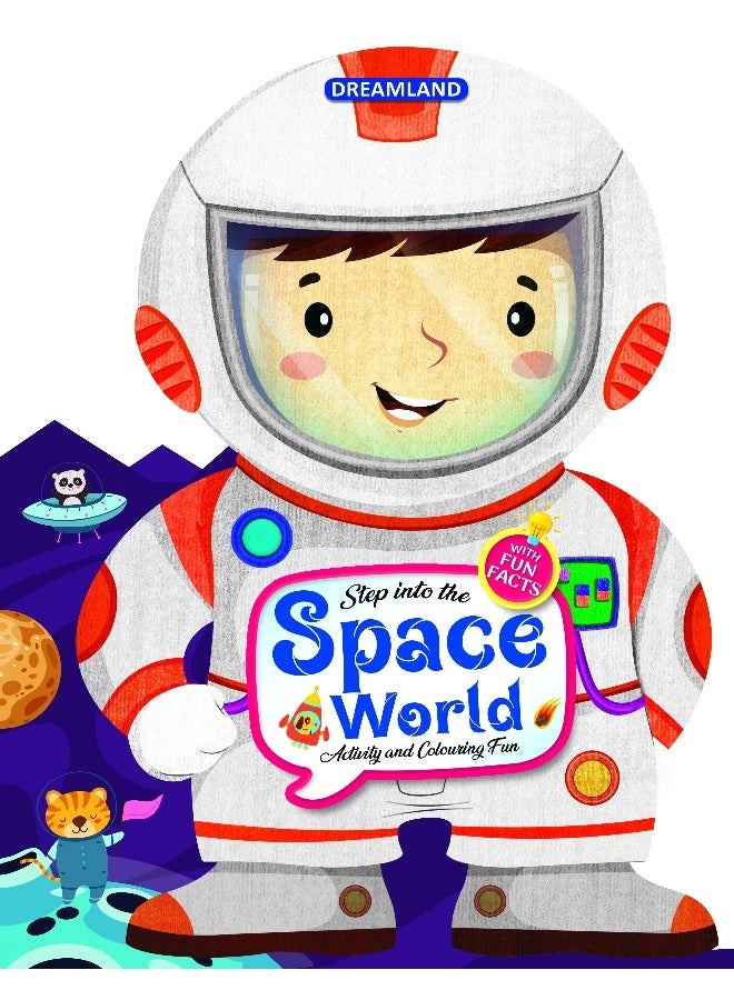 Step into the Space World - Activity and Colouring Fun