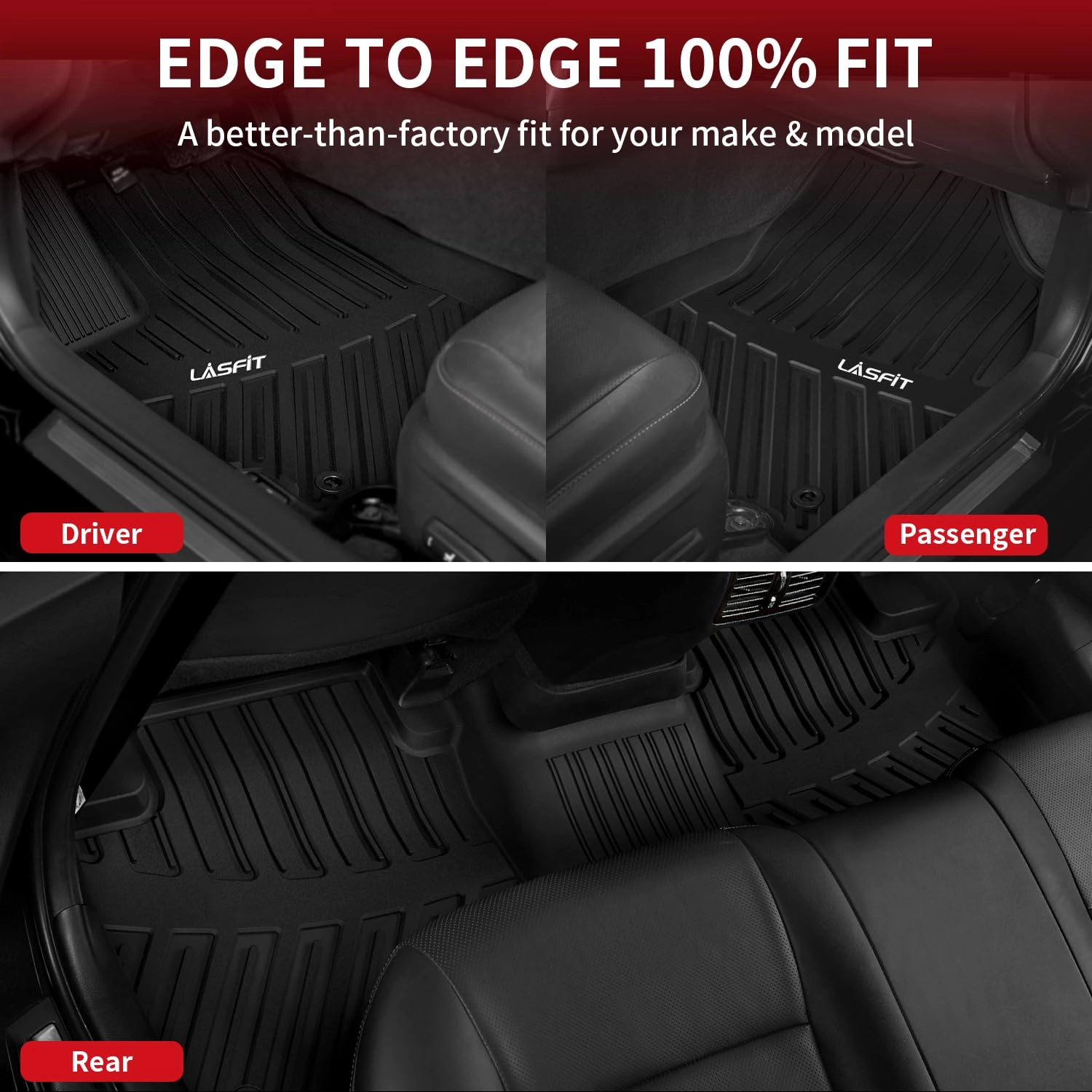 Floor Mats - Toyota Camry 2015-2017 1st & 2nd Row