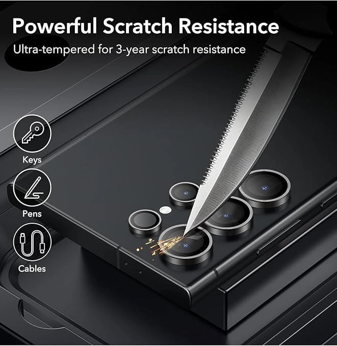 Trands S25 Ultra Camera Lens Protector - Samsung Galaxy S25 Ultra