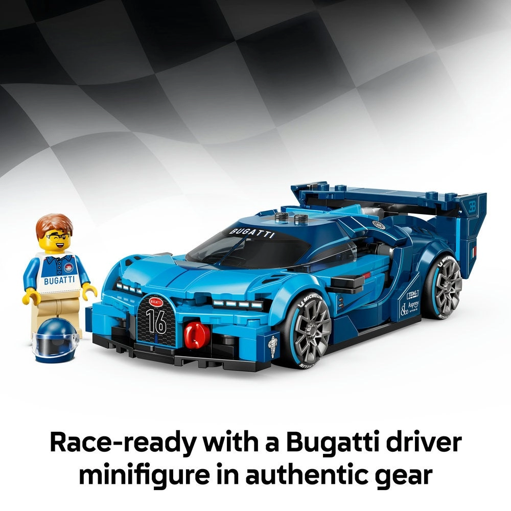 Speed Champions Bugatti Vision GT Hyper Sports Car (77253)