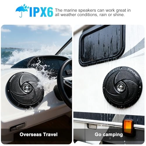 Waterproof Marine Speakers - 5.25" 40W