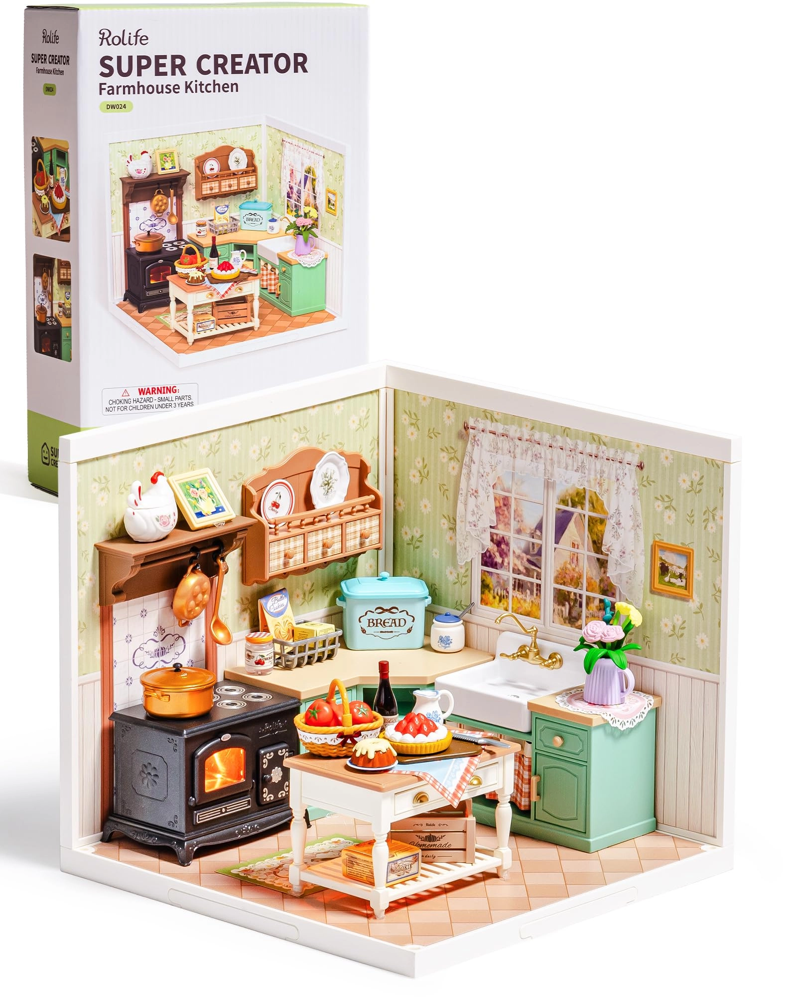 Unique Gifts Ideas Super Creator Kits - Rustic/Farmhouse 1:12