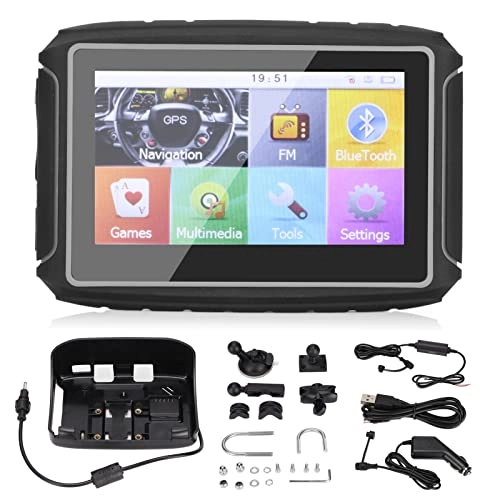 G-P-S Navigator for Motorcycles Germany Map FGGZBDLFF - 4.3 inch