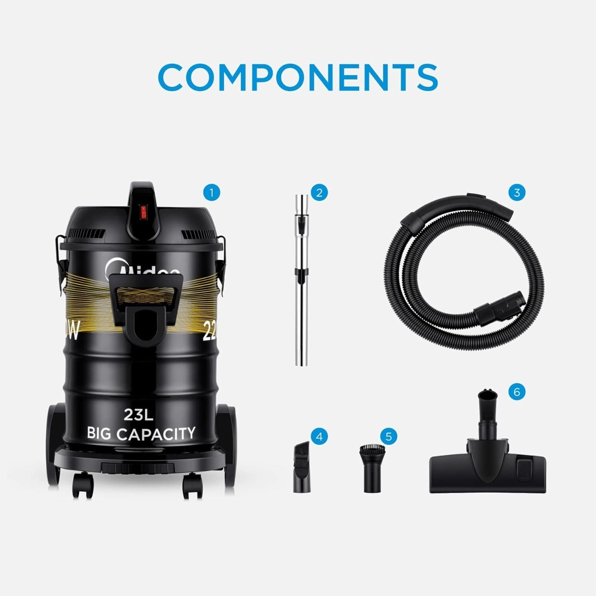 Drum Vacuum Cleaner (MDVC23)