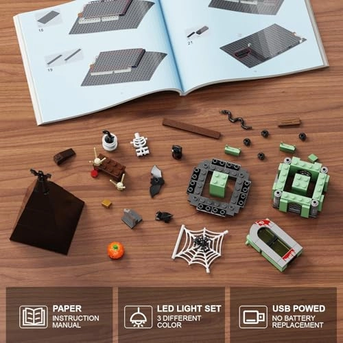 Haunted House Building Set - 1196pcs