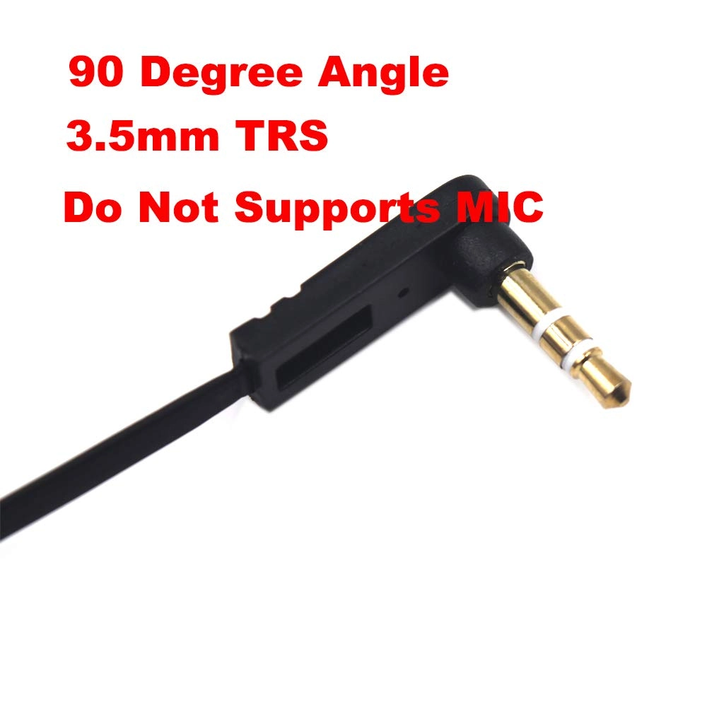 3.5mm TRS Jack Audio Flat Cable - 15cm Pack