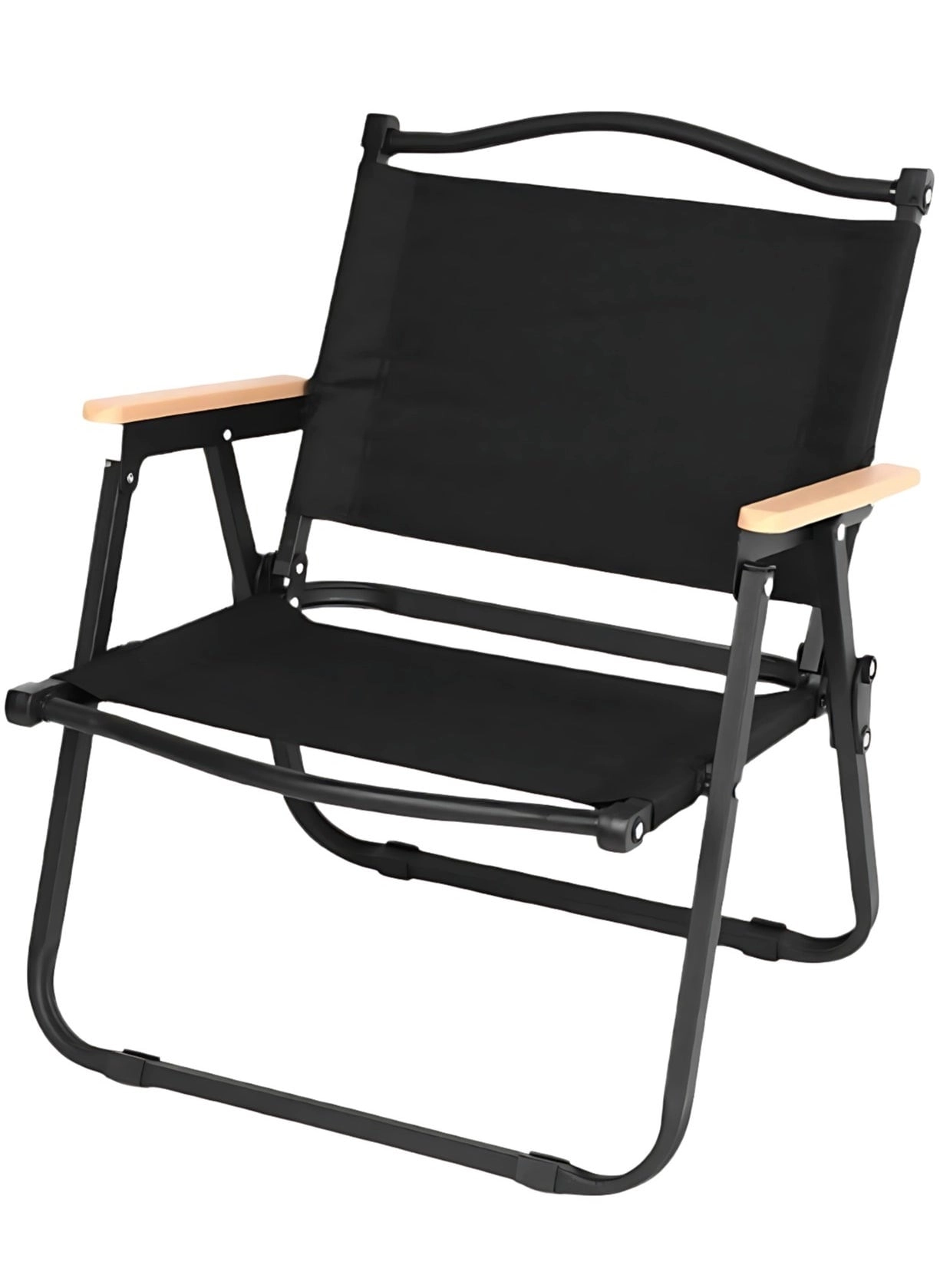 Folding Camping Chair - Black Lightweight