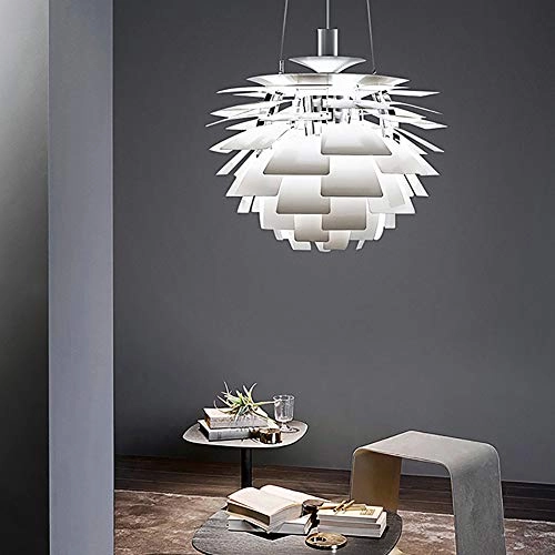 Creativity Personality Chandelier - E27 1-Light Outer white inner chrome 38*40cm