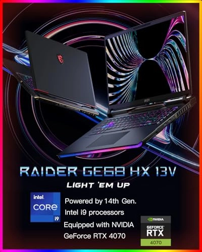 Raider GE68HX - 16'' i9-14900HX 32GB DDR5 1TB SSD