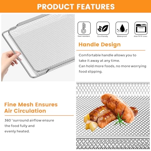 Air Fryer Basket - Stainless Steel 1PCS