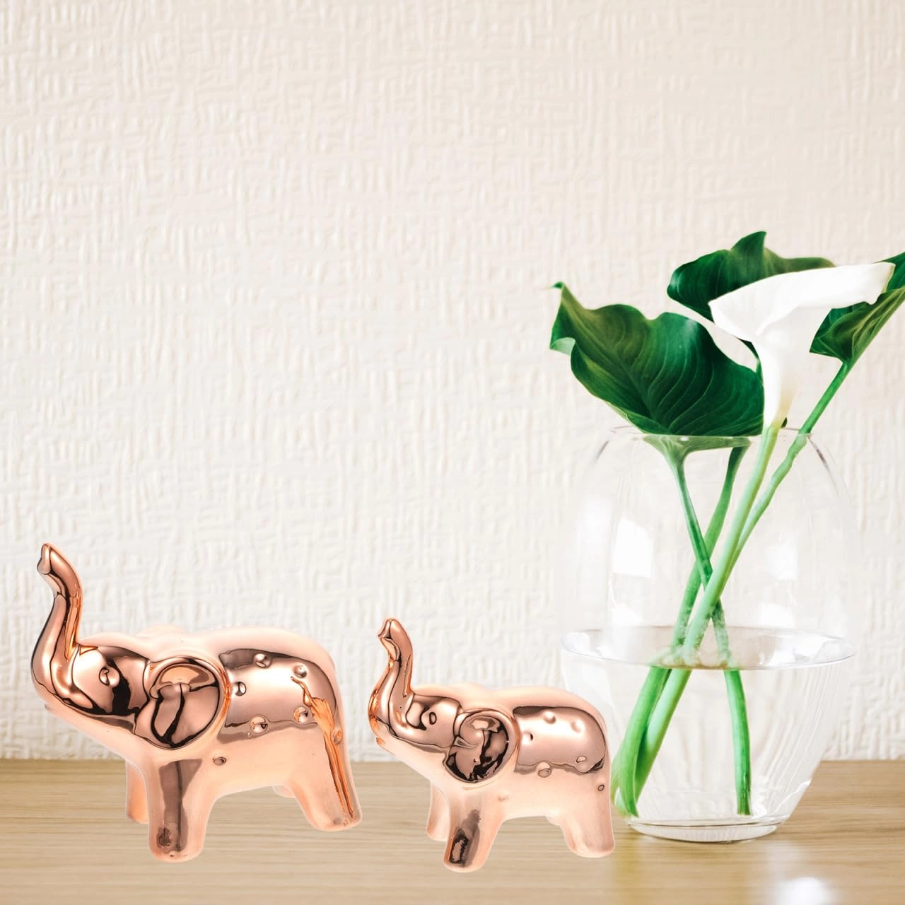 Elephant Statue - ceramic