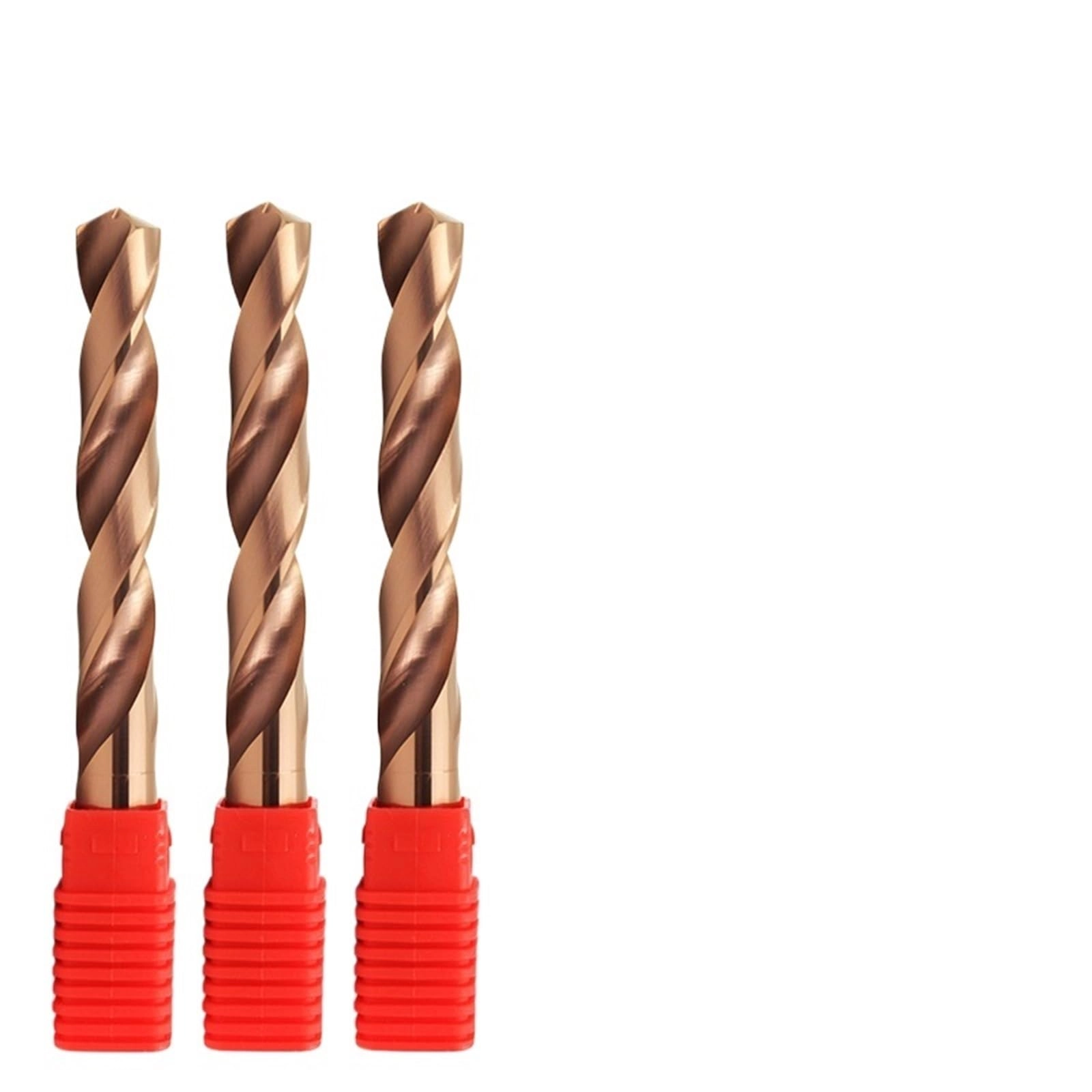 DOUKNAIL Spiral Flute Twist Drill Bit - 3 Pieces 2.0 mm-3.9 mm x 80 mm