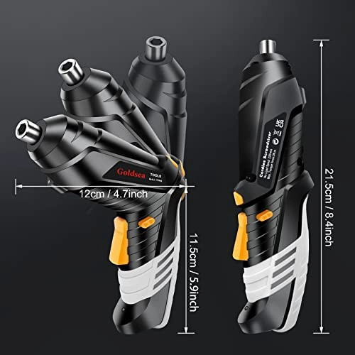 Cordless Power Screwdriver - 1500mAh