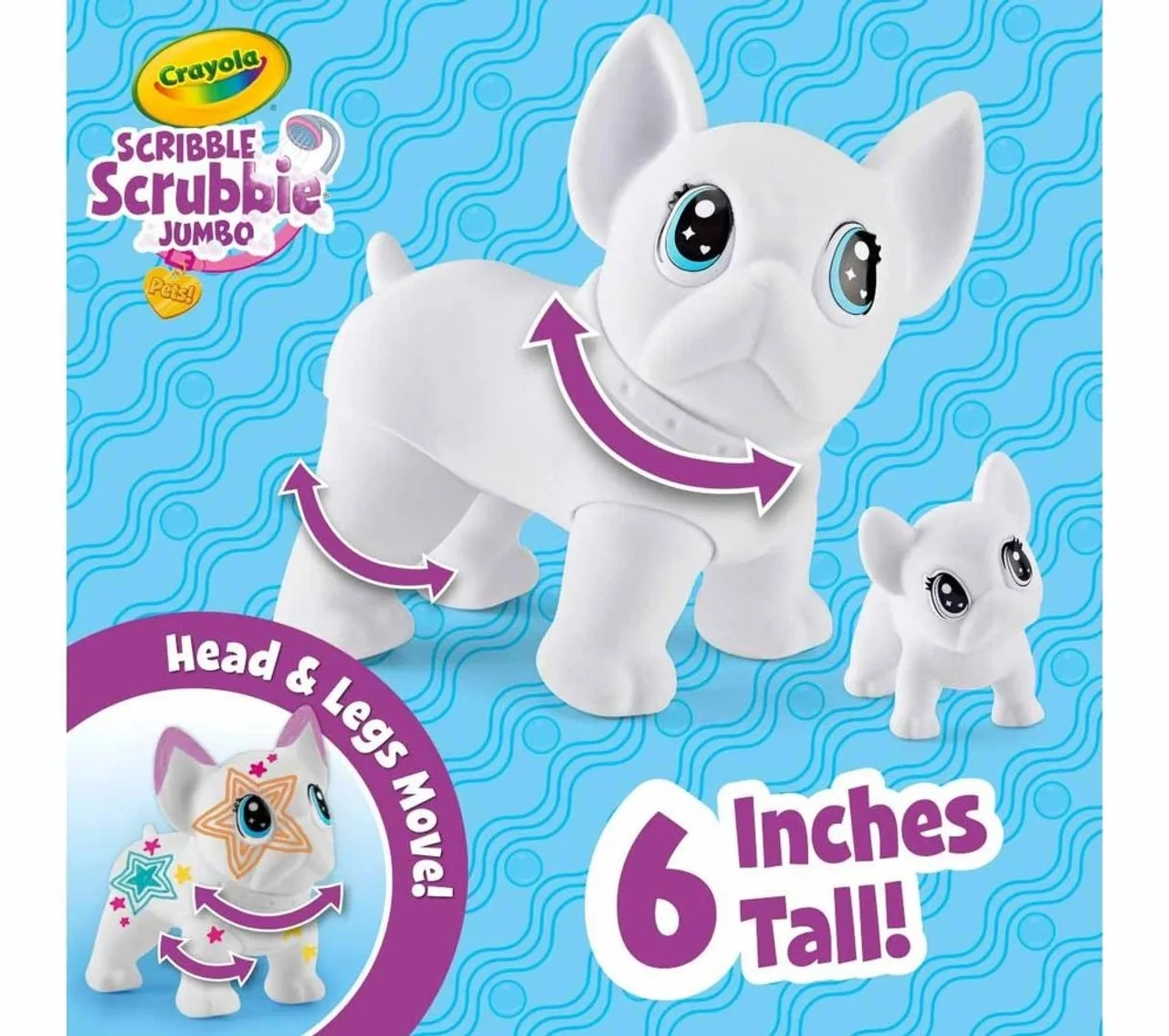 Scribble Scrubbie Pets - Jumbo Wilbur 6-inch