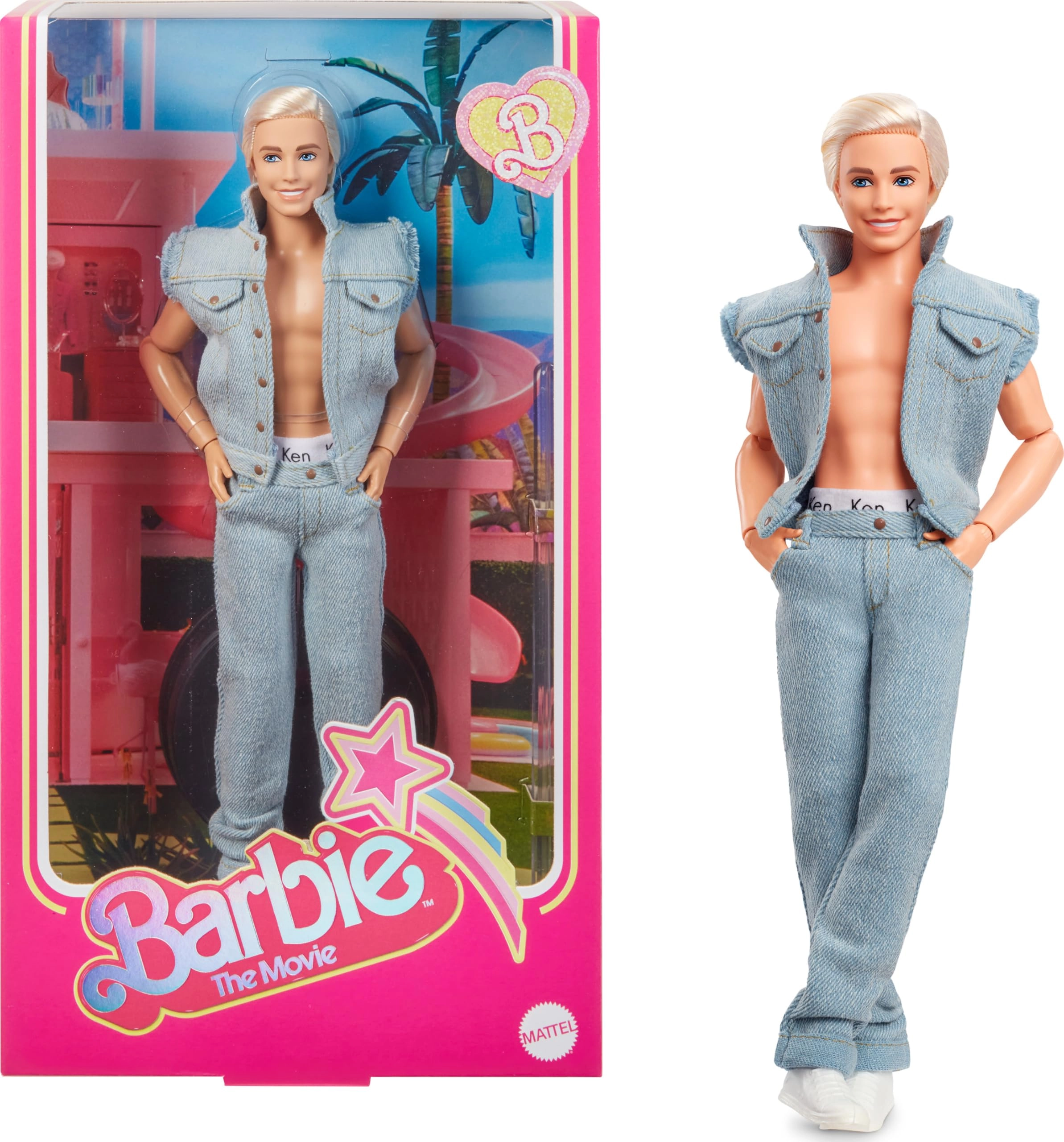 Barbie Ken Doll - Platinum Blonde All-Denim Matching Set Ages 12+