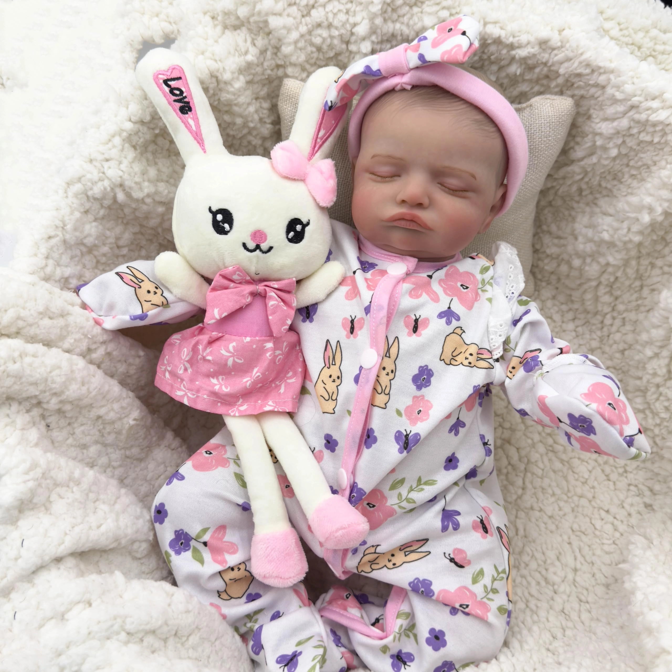 Nanjing Tianzeng Gifts Co.,Ltd Reborn Baby Doll - 20 Inch Silicone Vinyl Body Anatomically Correct