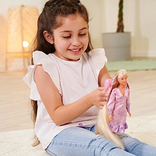 Steffi Love Flower Hair Doll Set - 29cm Girl Pink Ages 3+