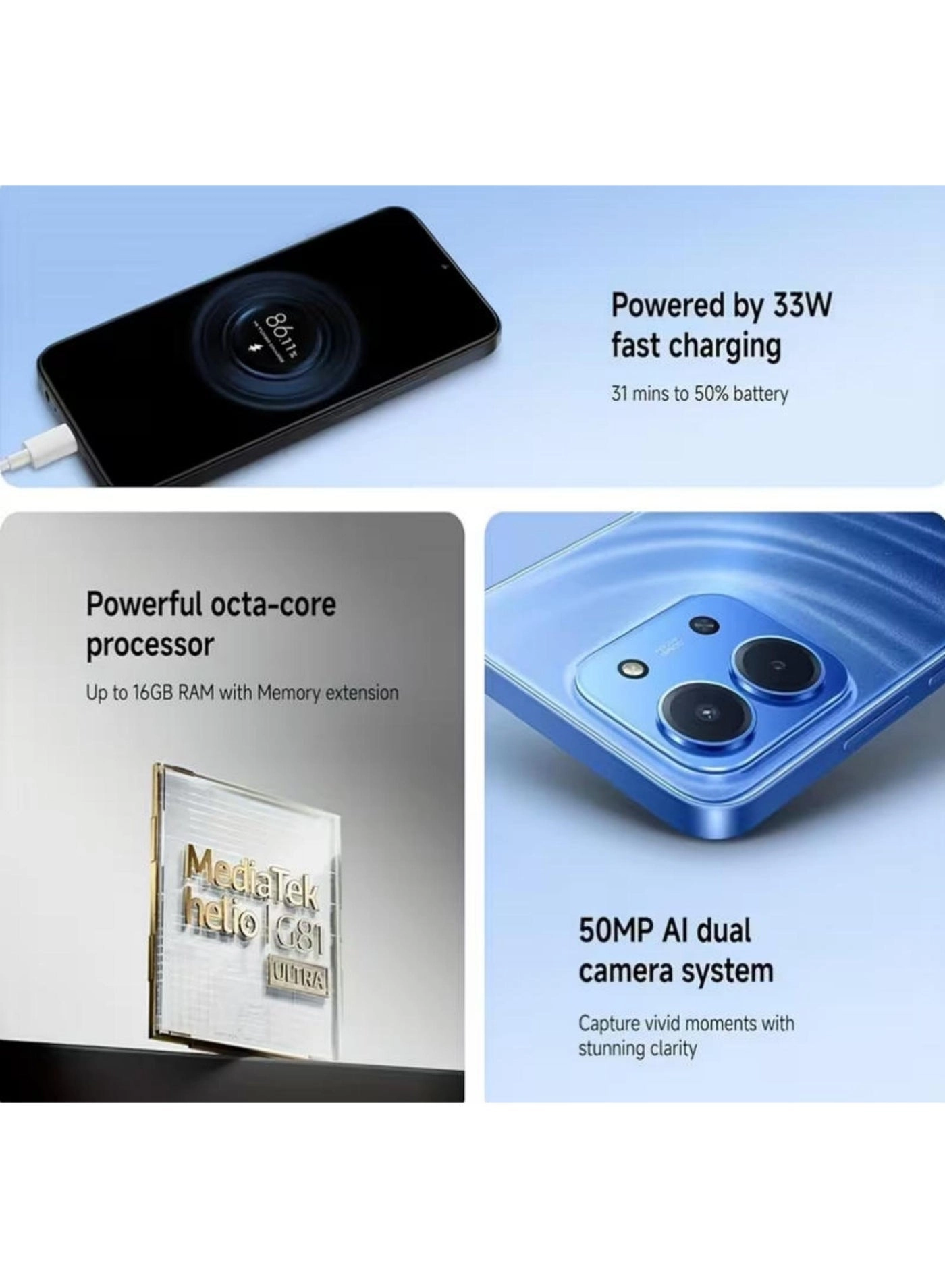 15c 8GB 256GB + Piston Earphones