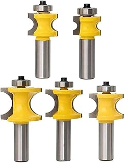 Eyech Bullnose Router Bit Set - 1/2 Inch 5pcs