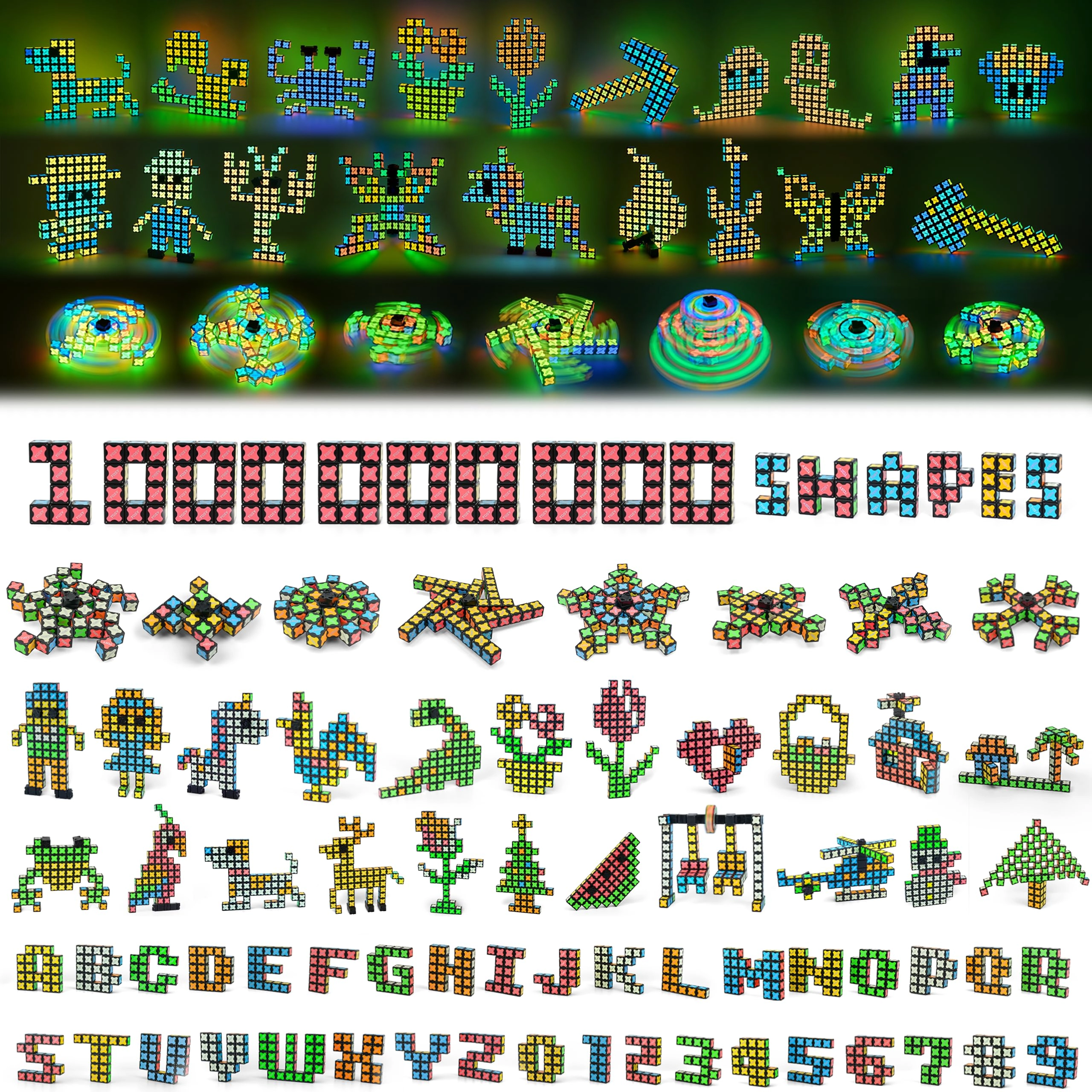 Magnet Cube 4x4 - 70 pcs