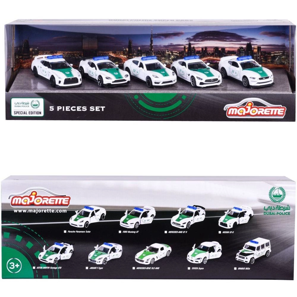 Majorette Dubai Police Car - 5pcs Giftpack