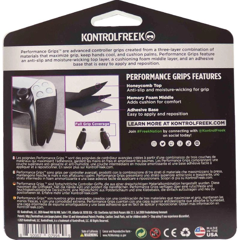 Performance Grips - for PlayStation 5/PlayStation 4