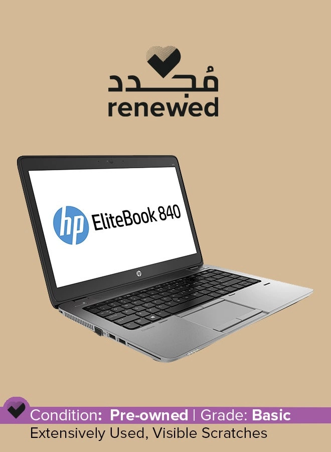 HP (Renewed) Elitebook 840 G1 - 14'' 8GB DDR4 256GB SSD