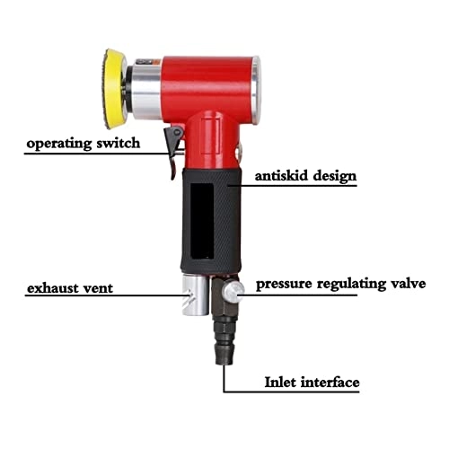 Car Buffer Polisher - 2/3 Inch Pneumatic