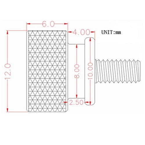 Thumb Screw - 20mm M4
