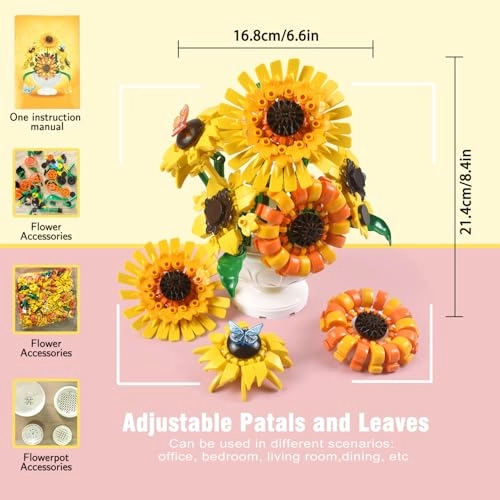 Sunflower Building Blocks Set - 1 pcs