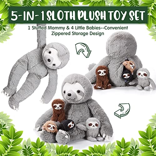 Mommy Sloth - 33 cm