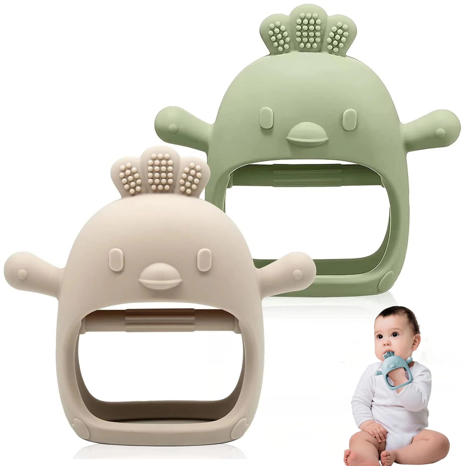 Teething Mittens - Silicone